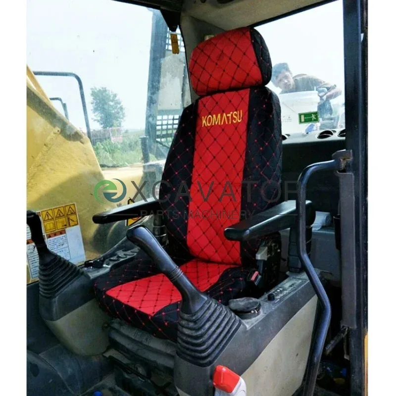 For Komatsu PC200 PC210  PC220  PC240  PC350  PC360-8 Excavator Seat Cover Cushion Accessories