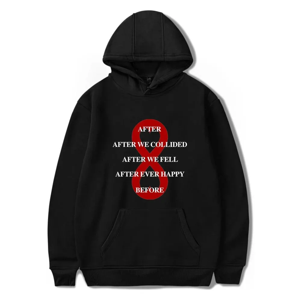 

After collided with the hoodie streetwear fashion letter print hoodies pullover female autumn sweater popular harajuku tops