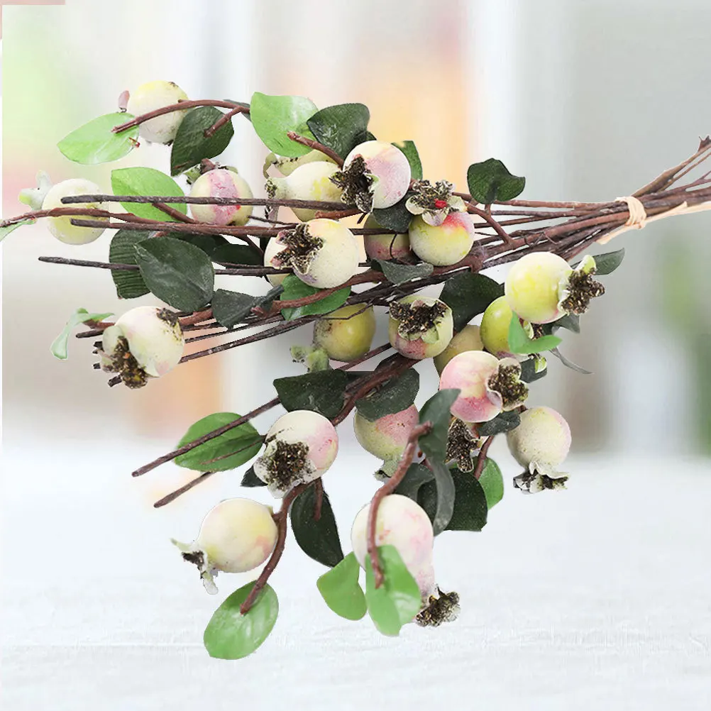 

Simulation Pomegranate Branch Artificial Fruit Tree Realistic Decor for Wedding Party Office Indoor Outdoor Use