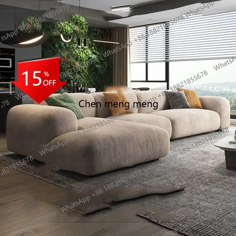 X173 Velvet Bedroom Outdoor Sofa Minimalist Cute Floor Bedroom Lounge Outdoor Sofa Human Dog Bed Love Seat Divano Trendy Furnitu