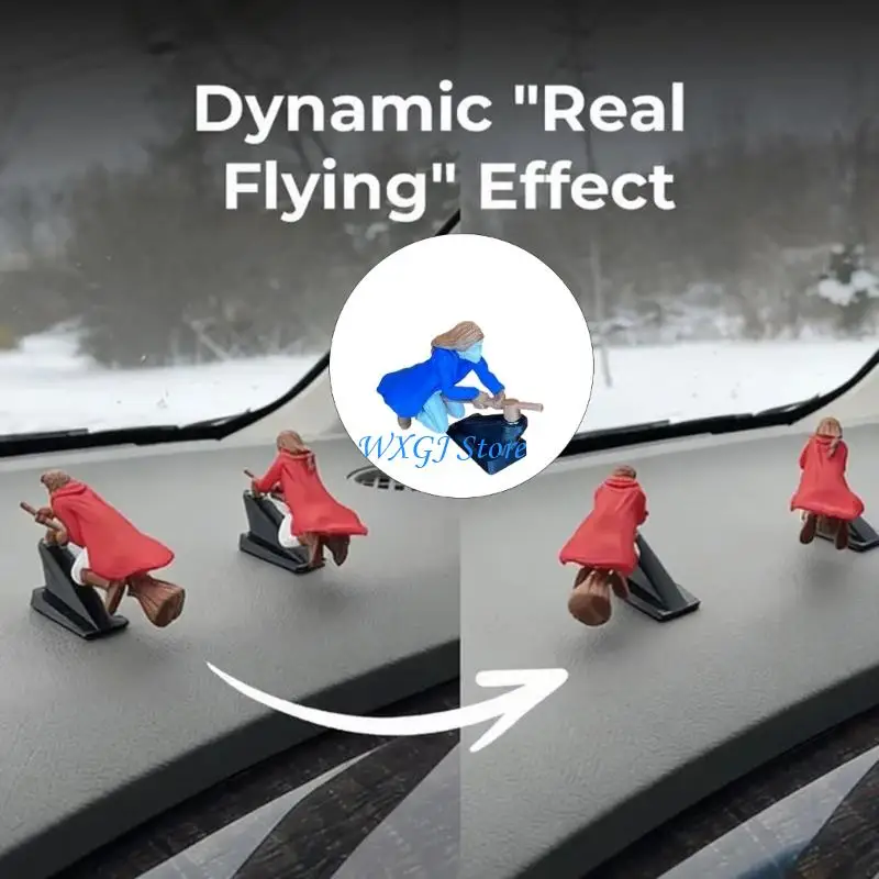 

37JE Traditional Fantasy Themed Auto Dashboard Decoration Ornament Unique Interior In 4 Shade Variants