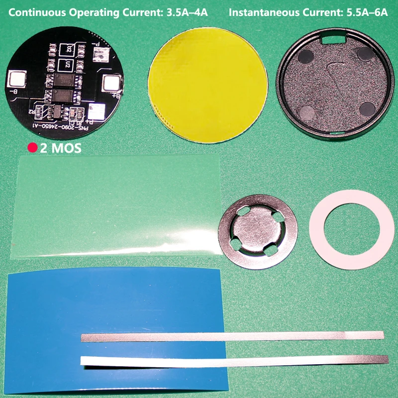 26650 26700 Lithium-Batterie 3,7V mit zwei MOS-Schutzplatinen, 26650 Lithium-Batterie 4,2V Schutzplatine mit 4A Stromstärke – Detail 1