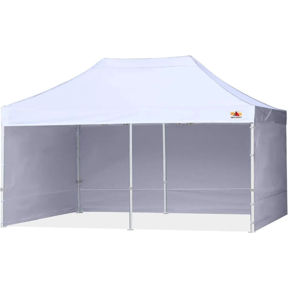 Easy Pop Up Canopy Tent With Sidewalls 10X20 Commercial -Series White Shelter Cool Camping Gear Shelters Tents Hiking Sports