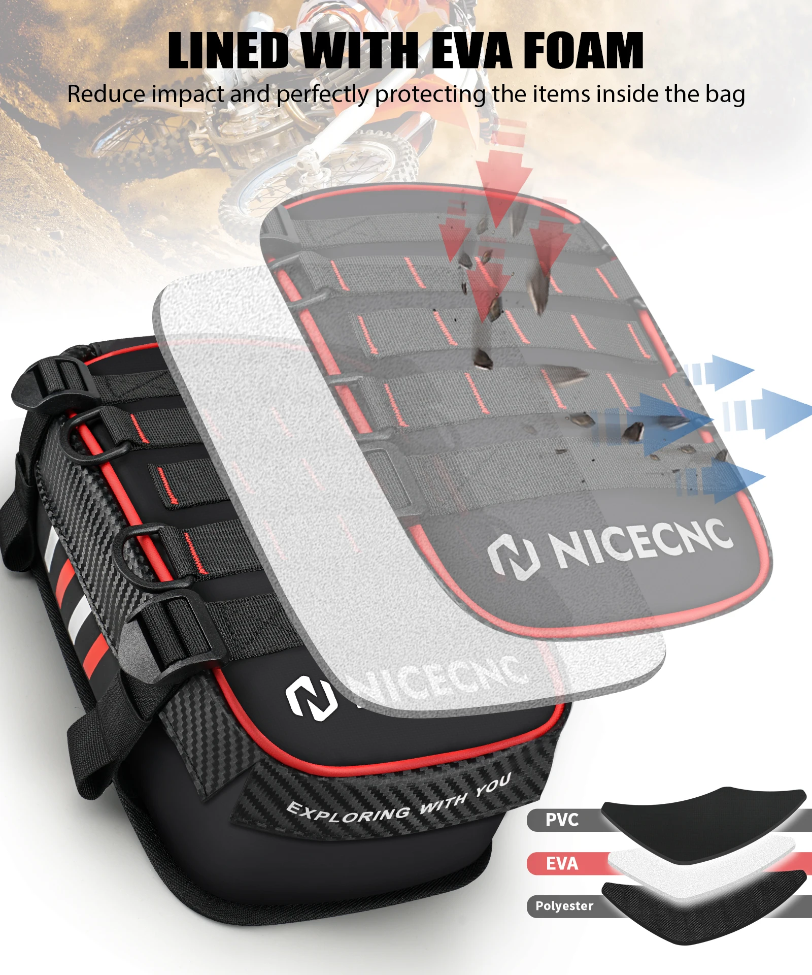 

Rear Fender Mudguard Bag For KTM EXC 300 EXCF 350 SXF 450 690 Enduro R SMC R For Husqvarna TE 300 FE 450 701 Enduro Supermoto