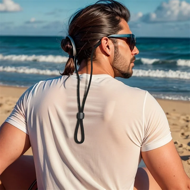 Viewring 1/5 Stück Sport-Brillenband Sonnenbrillenhalter für Männer und Frauen Brillenhalterung mit Verstellbaren Schnallen Lesebrillenkette – Detail 9