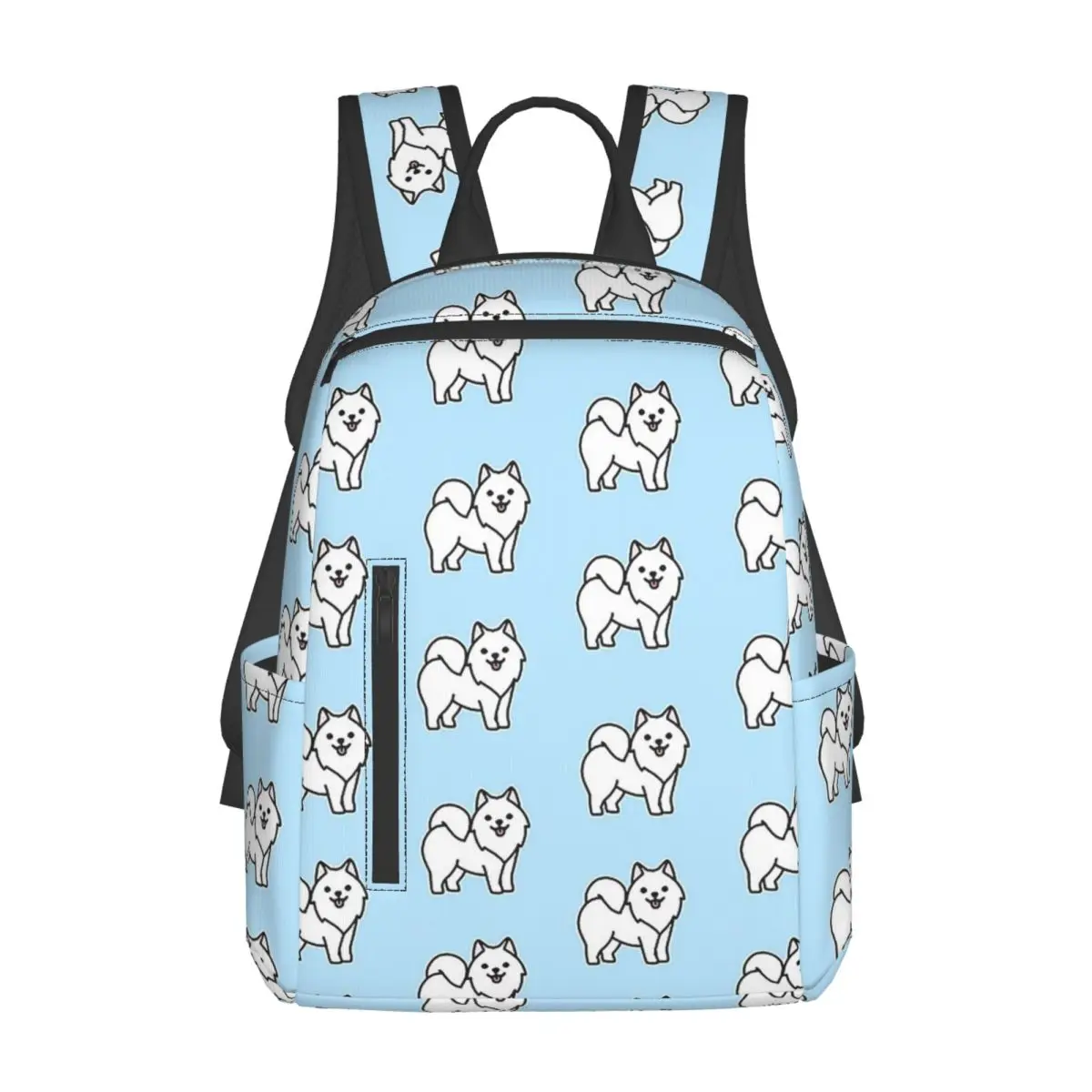 

Samoyed Backpack Daypack Large Capacity Kids BookBag School Bag Shoulder Bags for Men Women