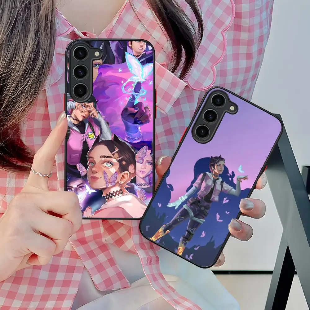 

Чехол для мобильного телефона Valorant Clove для Samsung Galaxy S25 S24 S23 S22 S21 Plus FE Ультрацветный силиконовый защитный чехол Pretty
