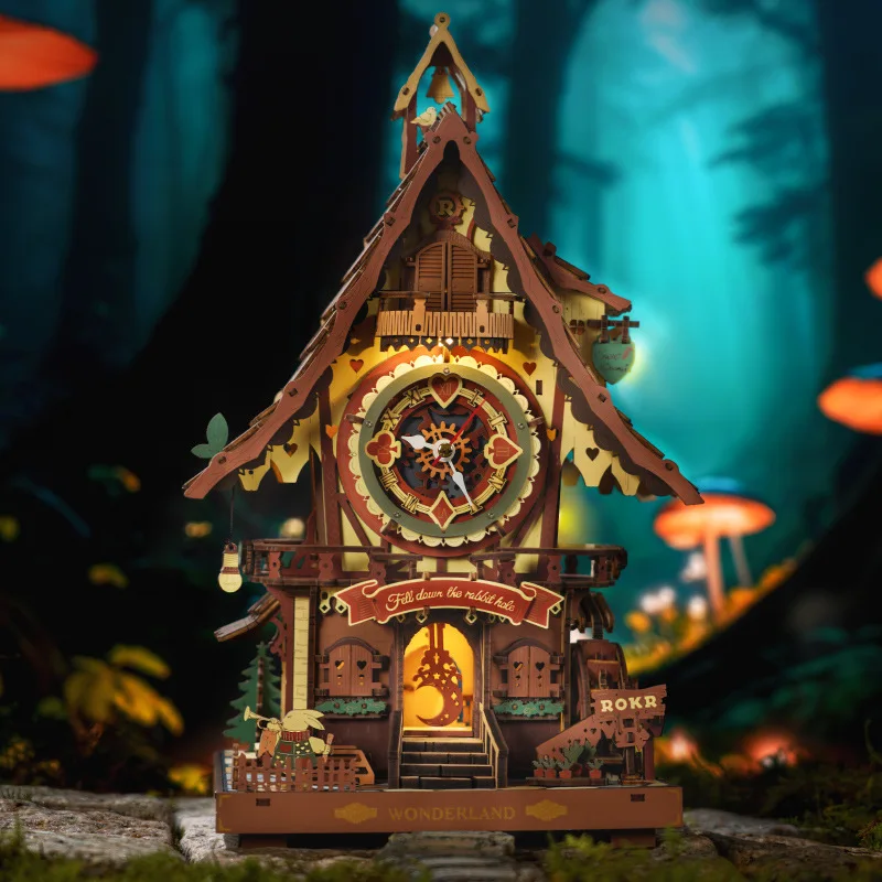 

Cuckoo Clock Boys and Girls Universal Gift Handmade Birthday Creative Wooden Assembly Ornament
