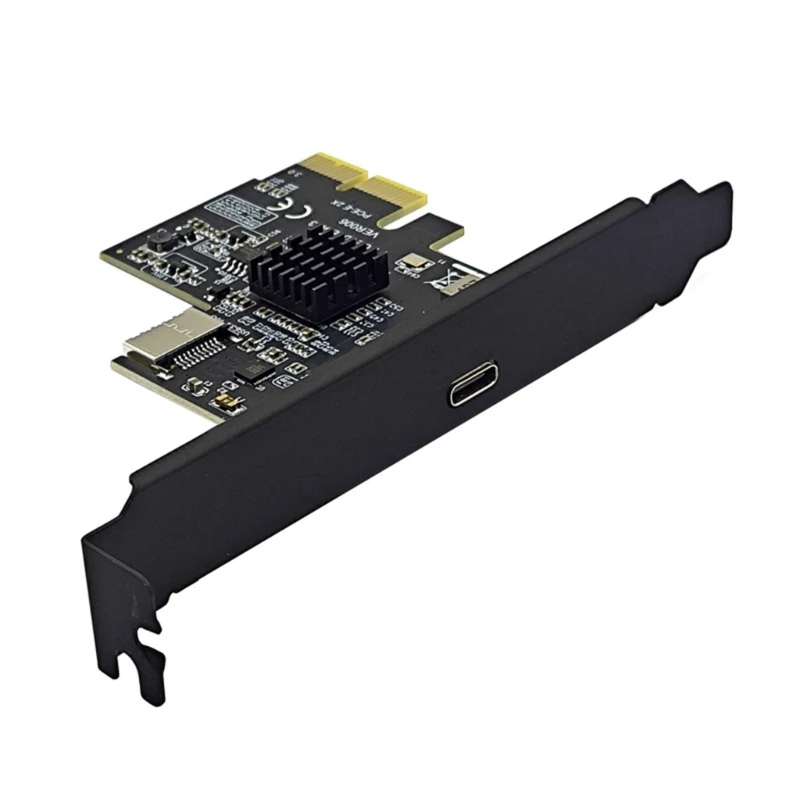 PCIe to USB 3.2 Gen2 Cards 10Gbps PCIE Expansion Cards with Type C Type E USB Type C PCIE Cards for Desktop Computer