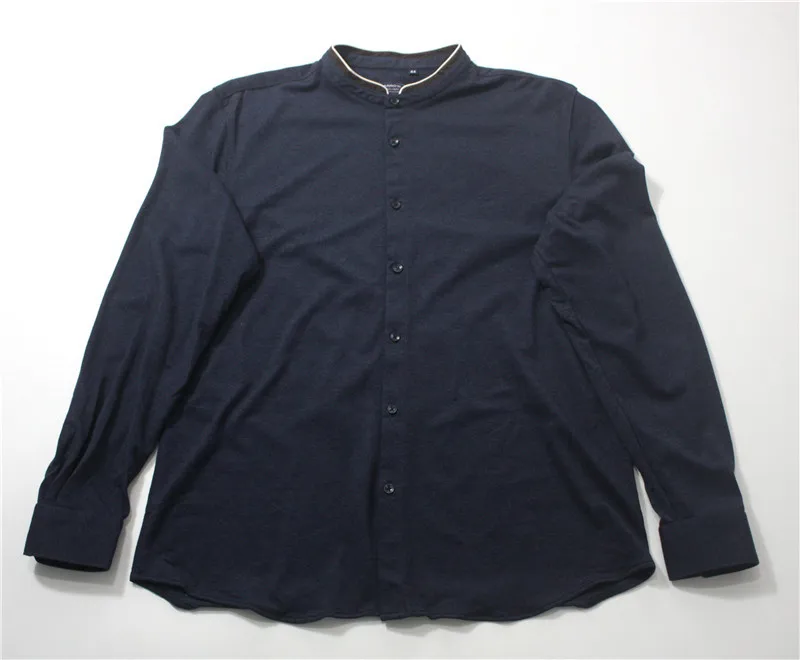 

Slim Fit Long Sleeve Knitted Casual Shirt Single Spring Autumn Men's Outdoor Thin Fashion Pure Color Shirt Fashionable City Y...