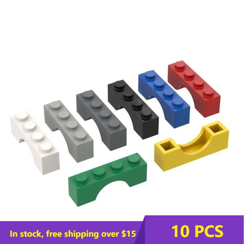 

10 PCS Compatible Assembles Particles Bricks Bulk Model 3659 1x4 For Building Blocks DIY Story Educational High-Tech Spare Toys