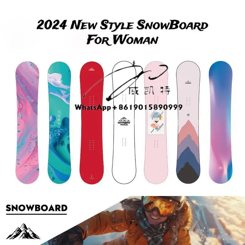 

2024 Popular All Mountain Snowboard Wholesale Custom SnowBoard Outdoor Sports Supply Ski Board Kit for Man and Woman