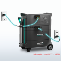 Sorein 4400W Best Seller 3000W Lifepo4 Battery 3600Wh Portable Power Station Solar Power Generator for Construction