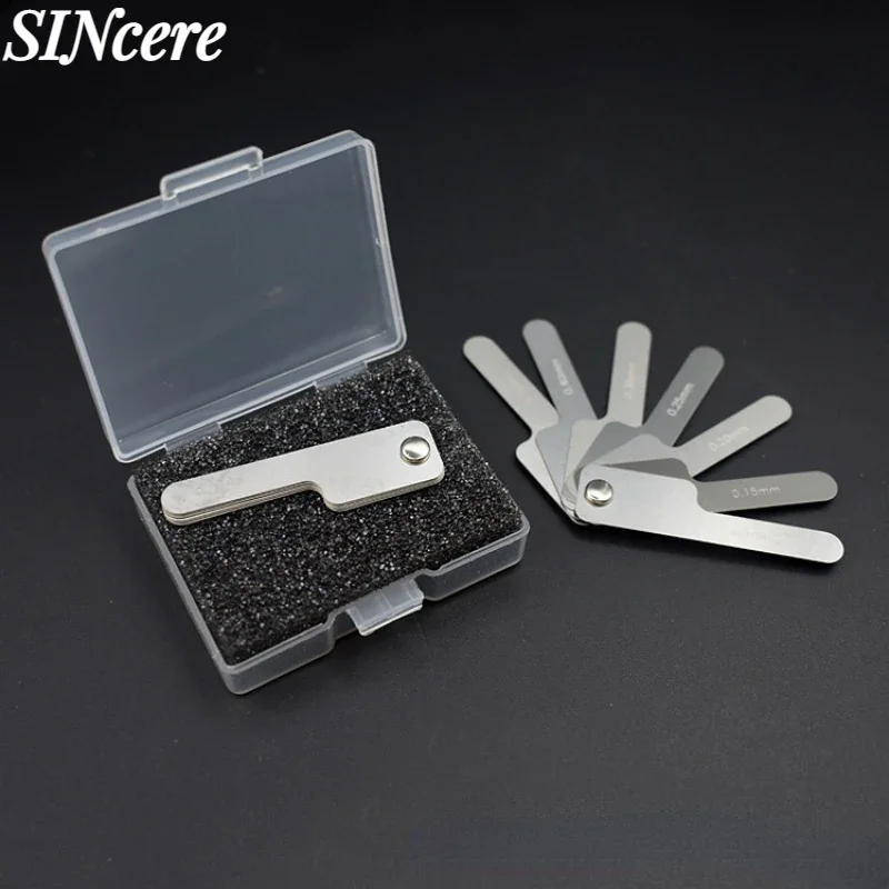 NEW Dental Interproximal Reduction Gauge Ruler Tooth Gap Measure Reciprocating IPR System Stainless Steel Orthodontic Lab Tool