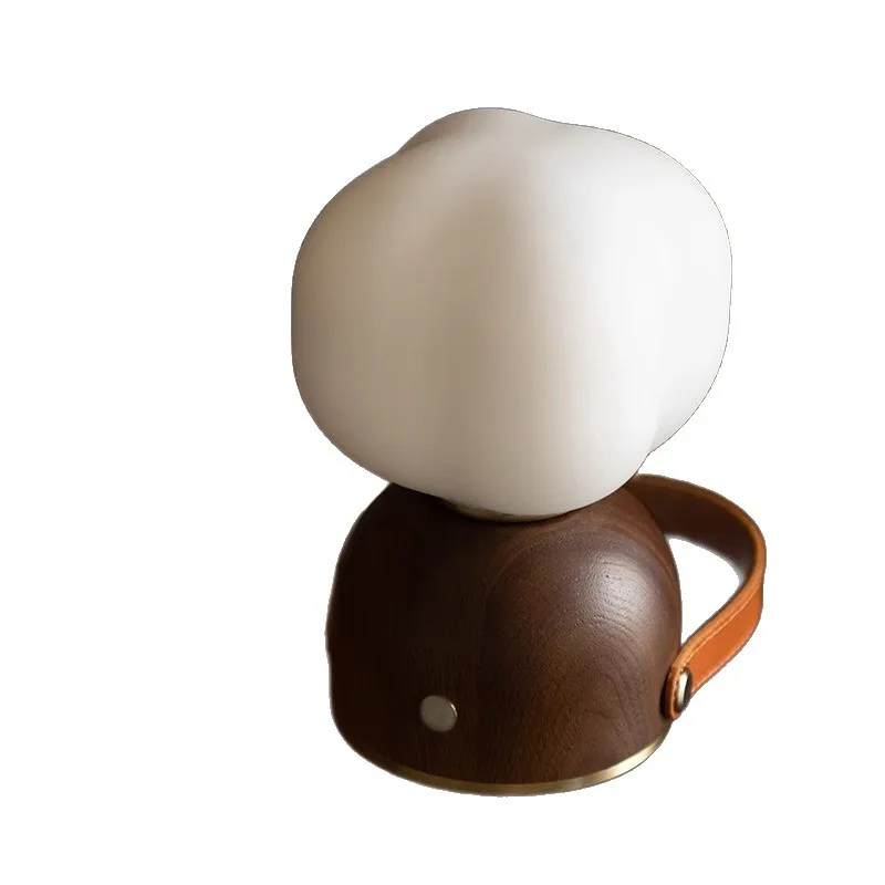 

Cotton cloud ambient light cream wind bedroom bedside night light modern simple portable charging desk lamp
