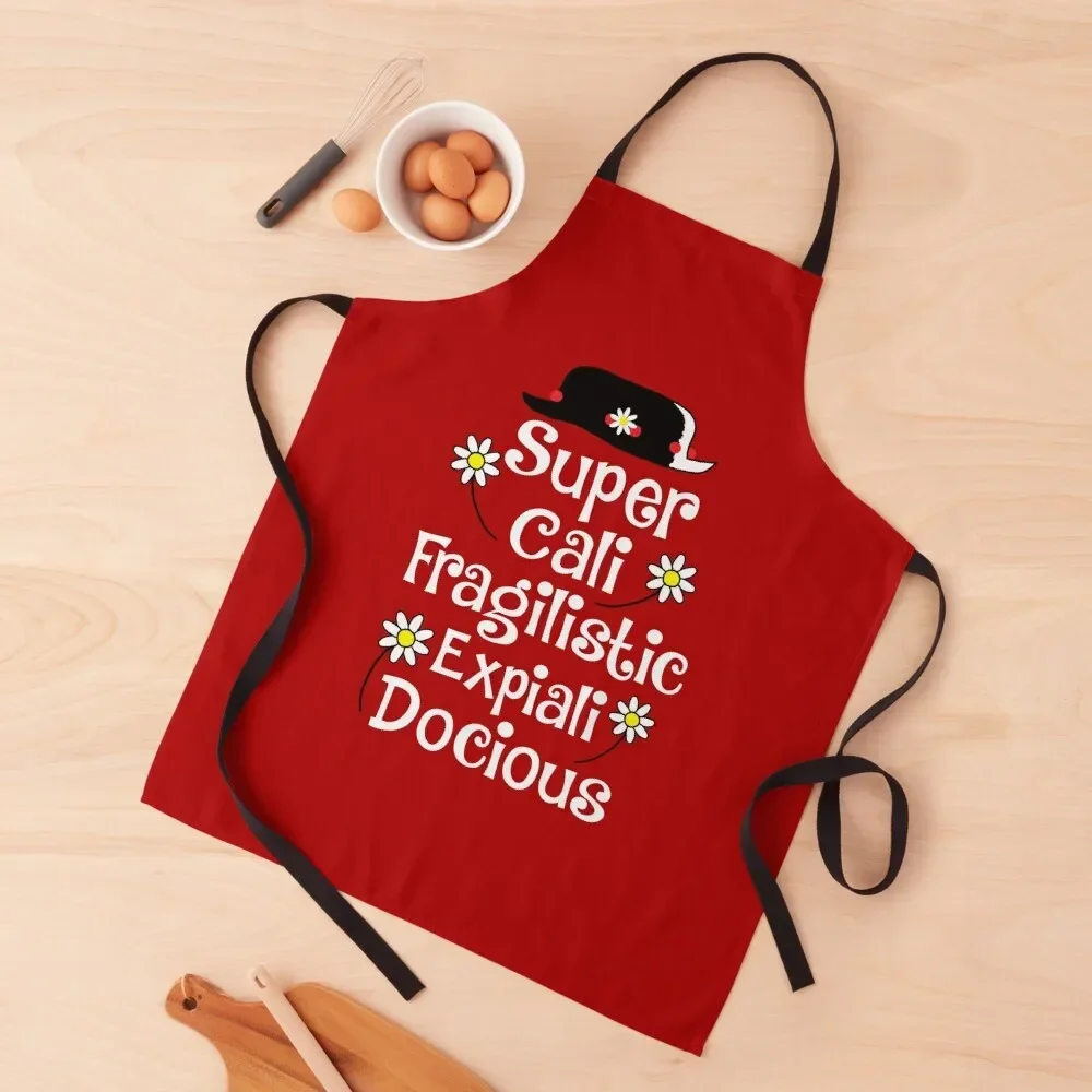 

Supercalifragilisticexpialidocious Apron For Nail Stylist Kitchen Utensils Kitchen accessories Apron