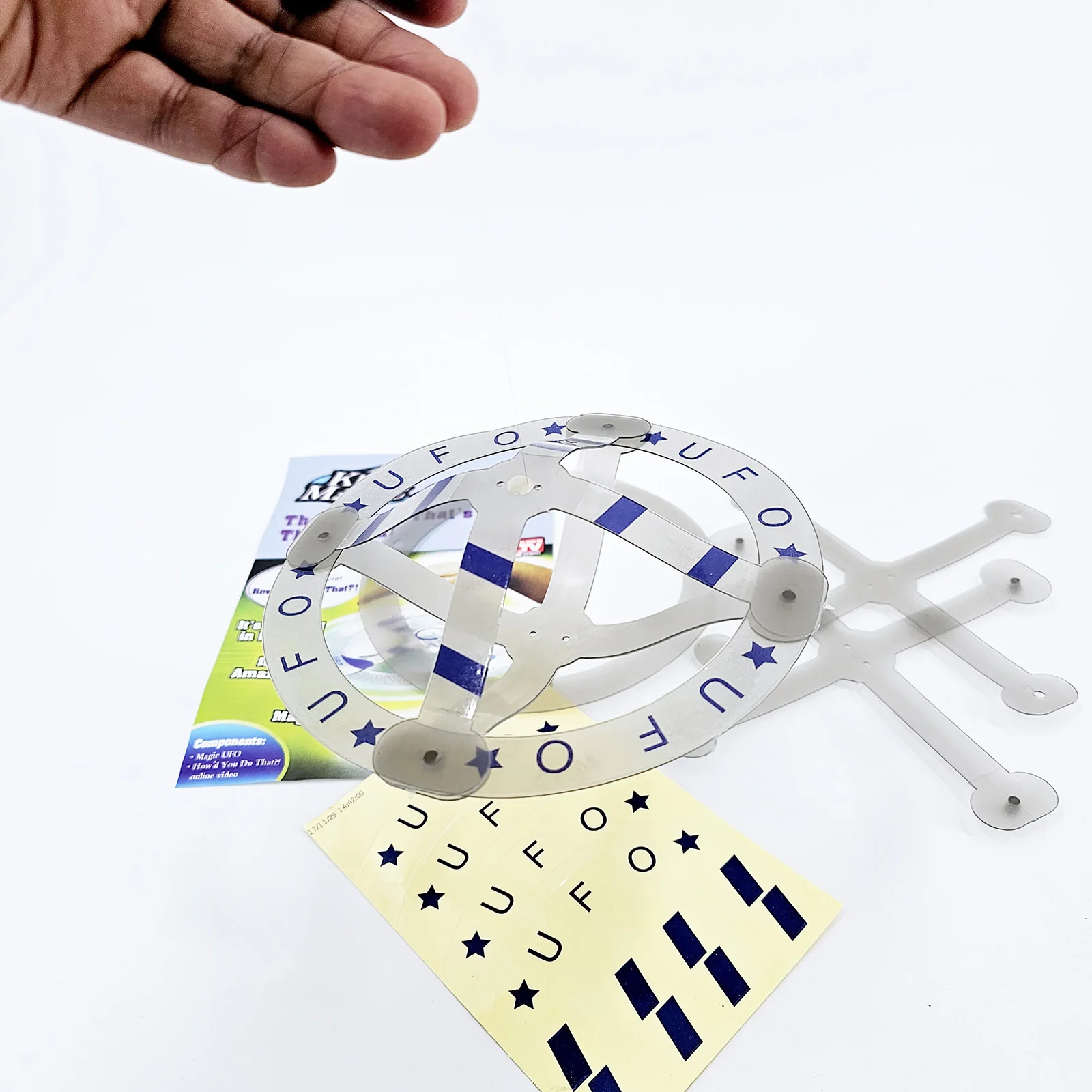 Visual UFO Levitation Magic - Flying Saucer Defies Gravity for Outdoor Stage Close Up Performance Instant Setup