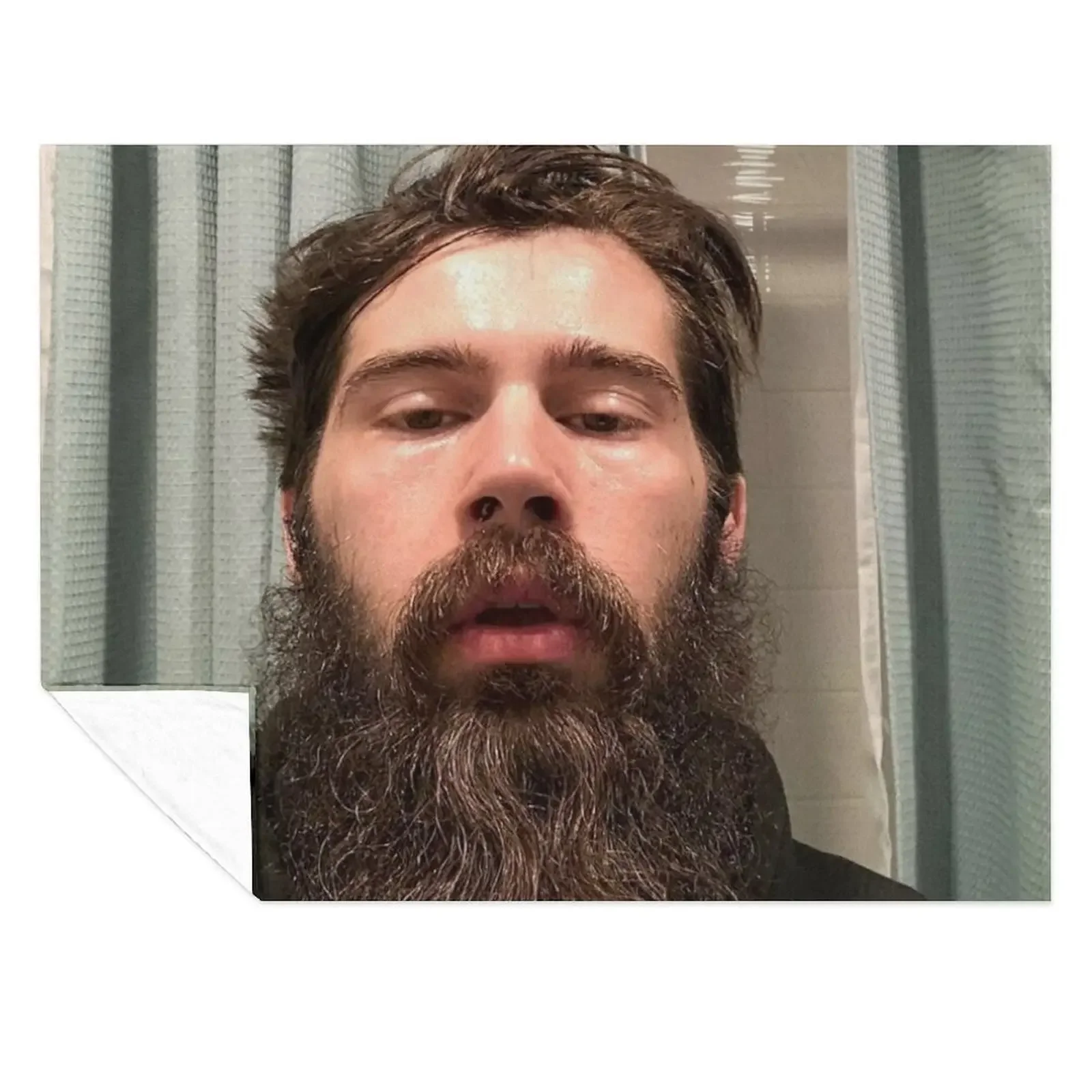 

Nick The Beard Mullen Throw Blanket Designers halloween blankets ands funny gift Blankets