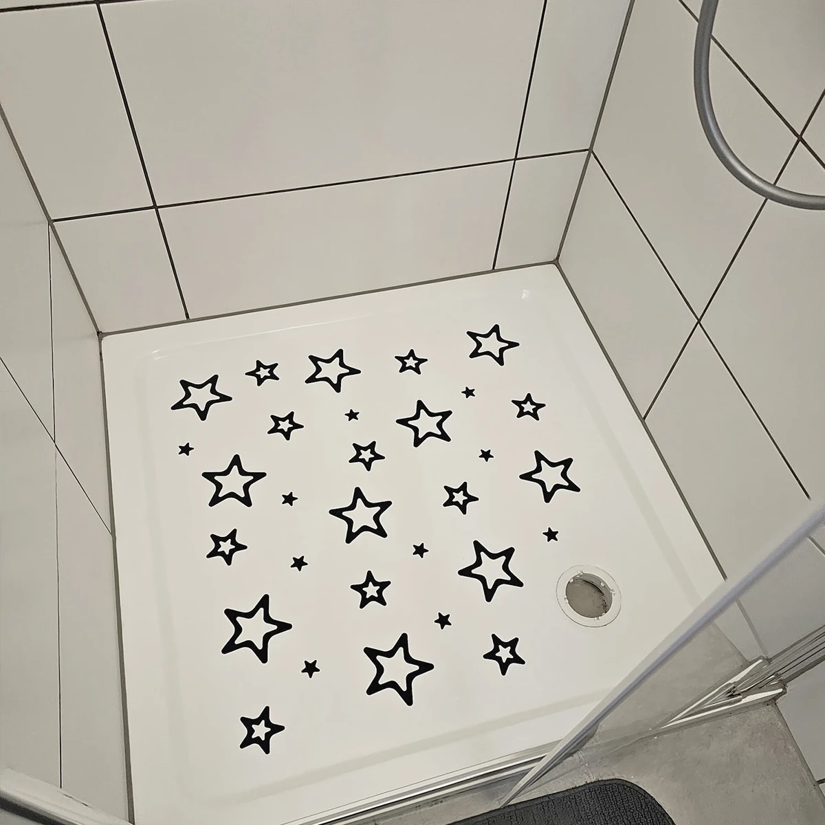 10PCS Five-pointed star Non Slip Bathtub Stickers