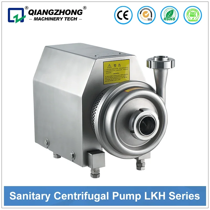 Sanitary Centrifugal Pump/explosion Proof Pump Stainless Steel Electric Motor Ce Customized Force Lift Hand Pump Manufactured QZ