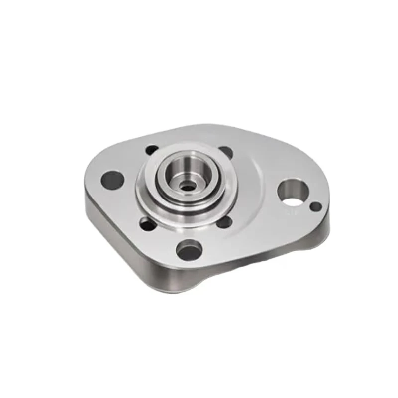 

CNC stainless steel precision machined with bearing nested perforated mechanical flange seat