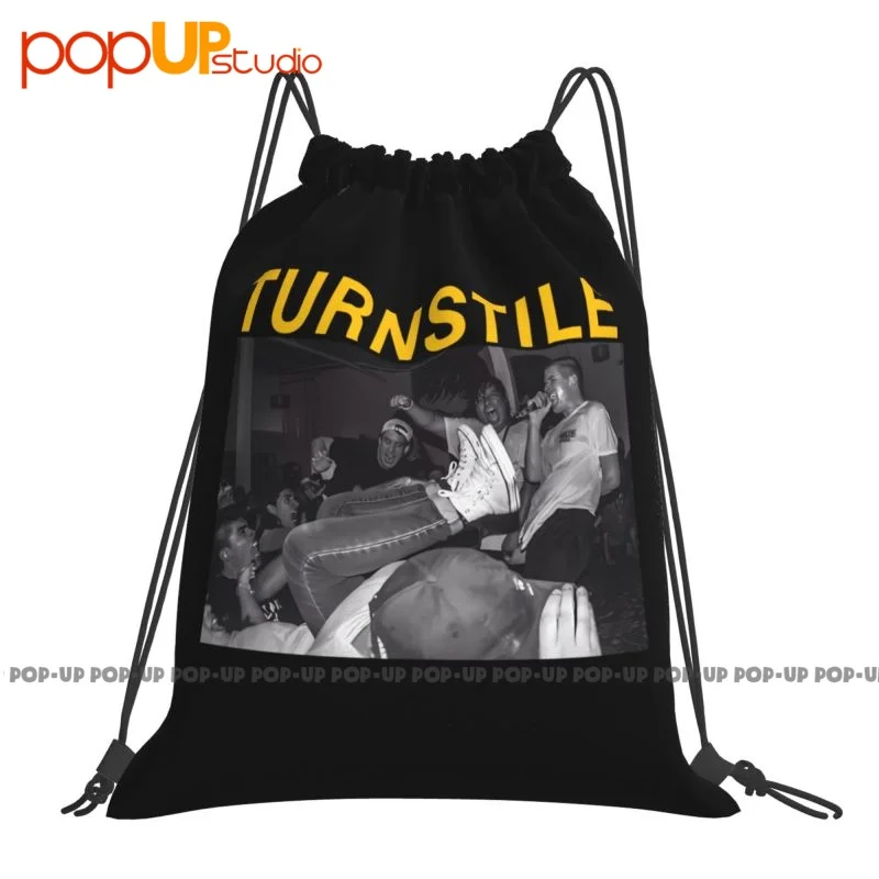 Turnstile American Hardcore Punk Band Tel Aviv 2017 Drawstring Bags Gym Bag Print Sports Bag