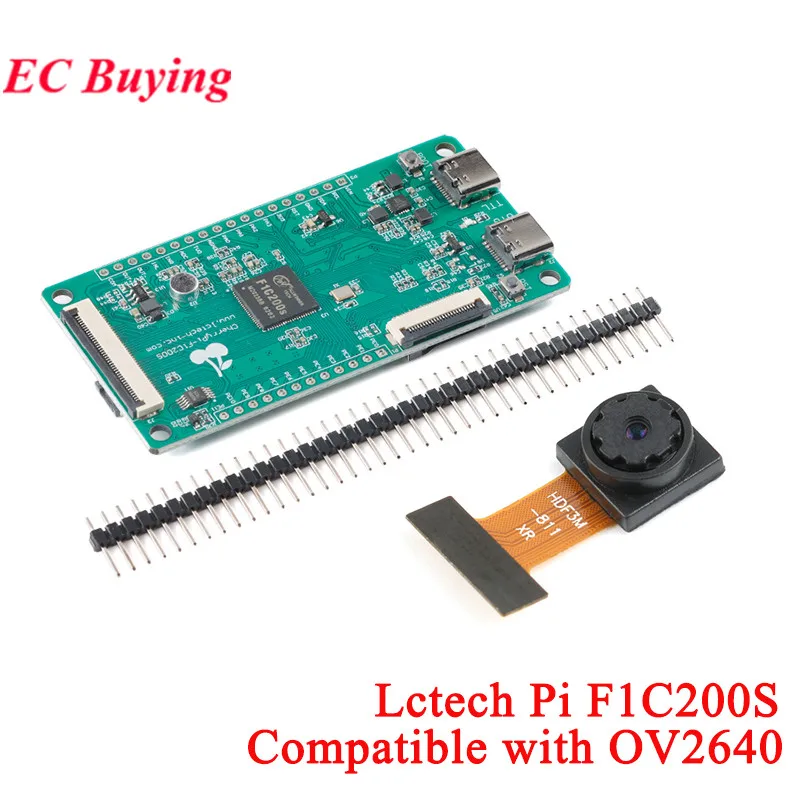 Lctech Pi F1C200S Linux Open Source Maker Demo Development Board OV2640 Module CherryPi-F1C200S ARM926EJ-S Core Processor