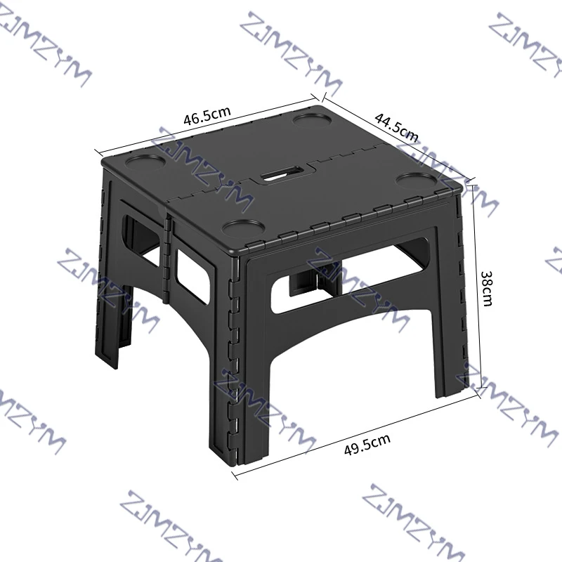 Table pliante portable d'extérieur, ensemble de table en plastique de camping, table simple, fournitures d'équipement de pique-nique