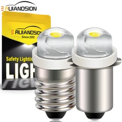 3V 4.5V 6V 9V 12V 18V E10 P13.5S PR2 LED Maglite Flashlight Bulb E10 Replacement for Torch Lantern Emergency Work Light 1Pcs