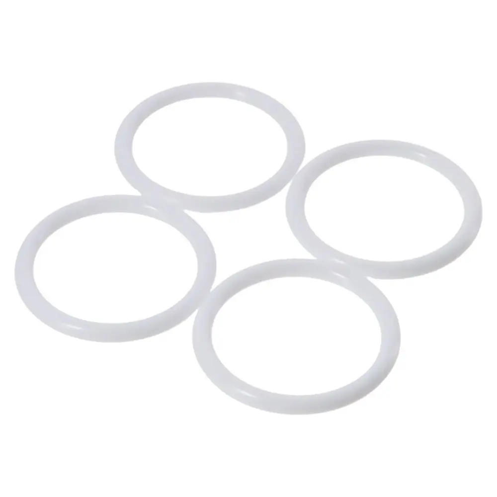 30pcs White Dreamcatcher Rings Hoops, 60mm Plastic Macrame Rings Dream Catcher Circle for DIY Art Crafts, Dream Catcher Supplies