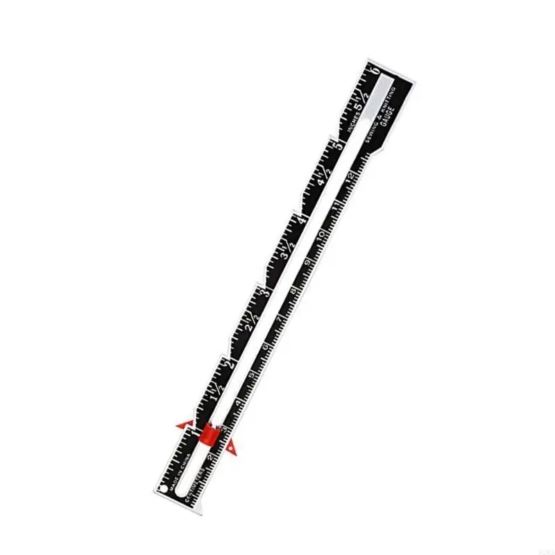 62KA Sewing Measuring Tool Metal Marking Gauge Sewing Gauge Ruler Calliper Measurement Sewing Tool for Quilting Knitting