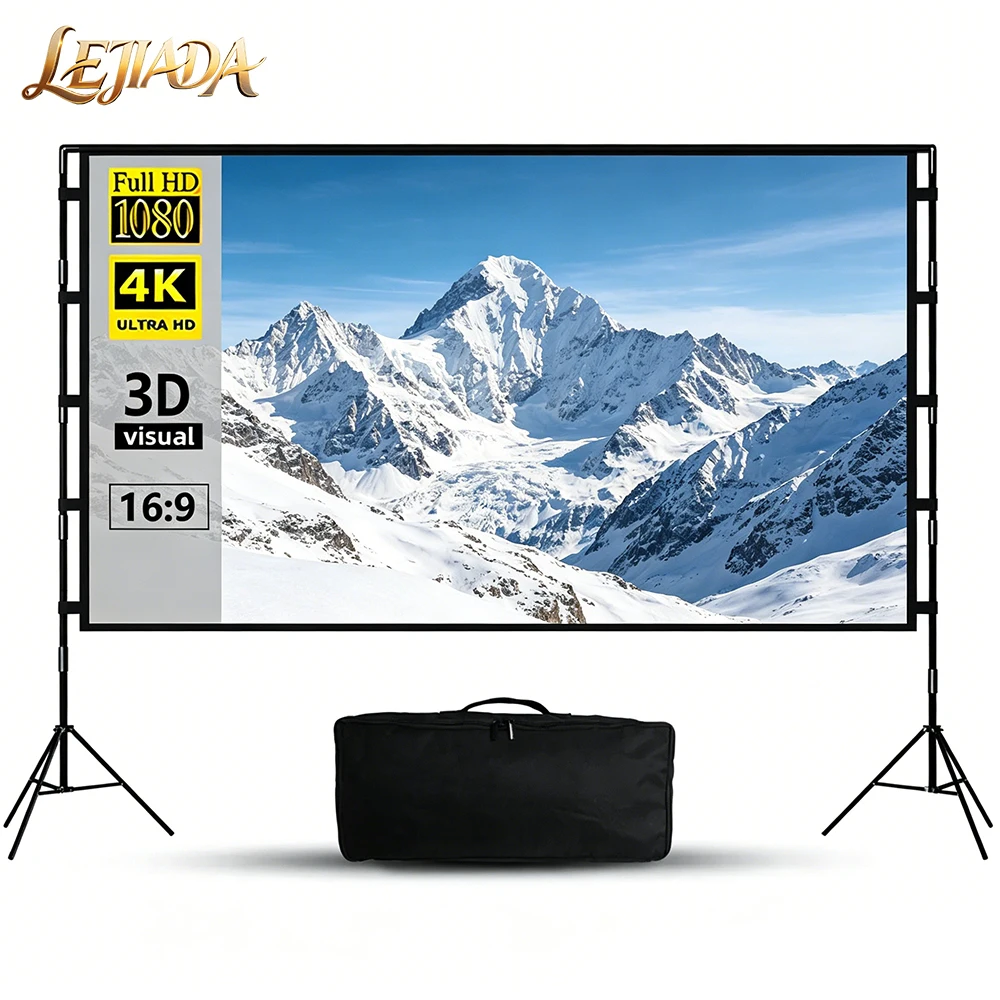 LEJIADA Anti-Light HD Portable Metal Double Triangle Bracket