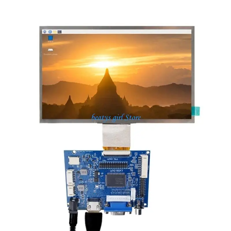 C7AB LCD Screen Controller AT070TN92 AT070TN94 Micro USB 50Pin Driver