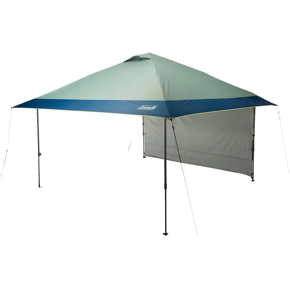 

Instant Pop-Up Canopy Tent with Side Wall Attachment, Portable Shelter with Easy Setup & Takedown, Wheeled Carry Bag Included, 1