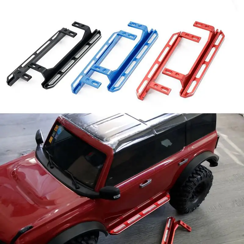 

Metal Side Pedal Step Running Boards Foot Plate for TRX4 TRX Ford Bronco TRX-4 1/10 RC Car Crawler Body Shell Accessories