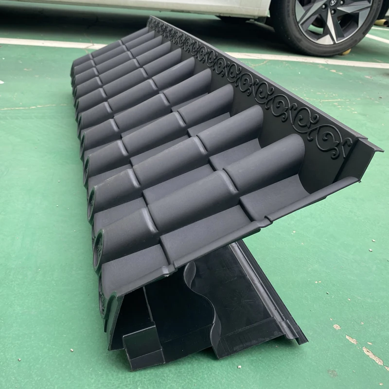 Große dekorative Kunststofffliesen, kultureller Wandzaun, Kunstharzfliesen, traditionelle chinesische Sle-Dachfliesen-Wanddekoration