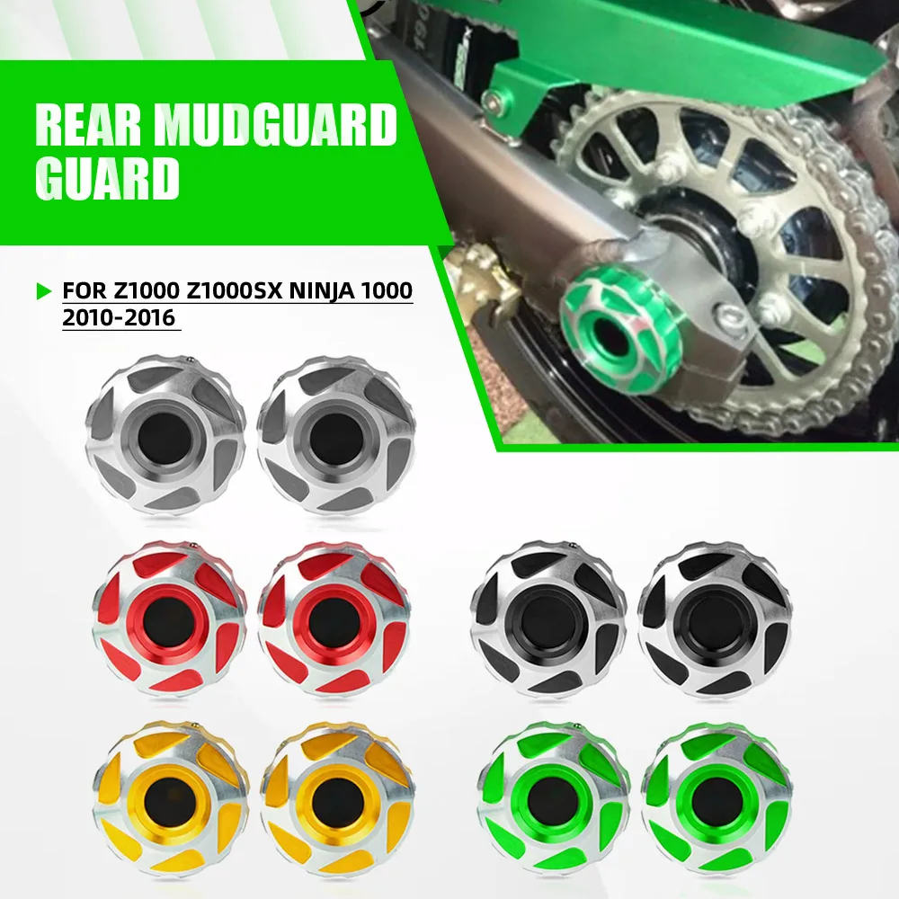 CNC Frame Hole Cover Rear Wheel Fork Decoration Bracket Protector For Kawasaki Z1000 Z1000SX Ninja 1000 2010-2016 Fairing Bolts
