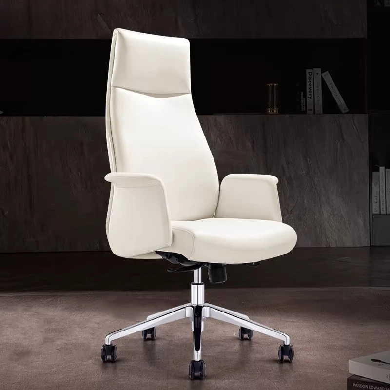 

Swivel Accent Luxury Leather Office Chair Swivel Computer Armchair Office Chair High Back Sillas De Escritorio Home Furniture