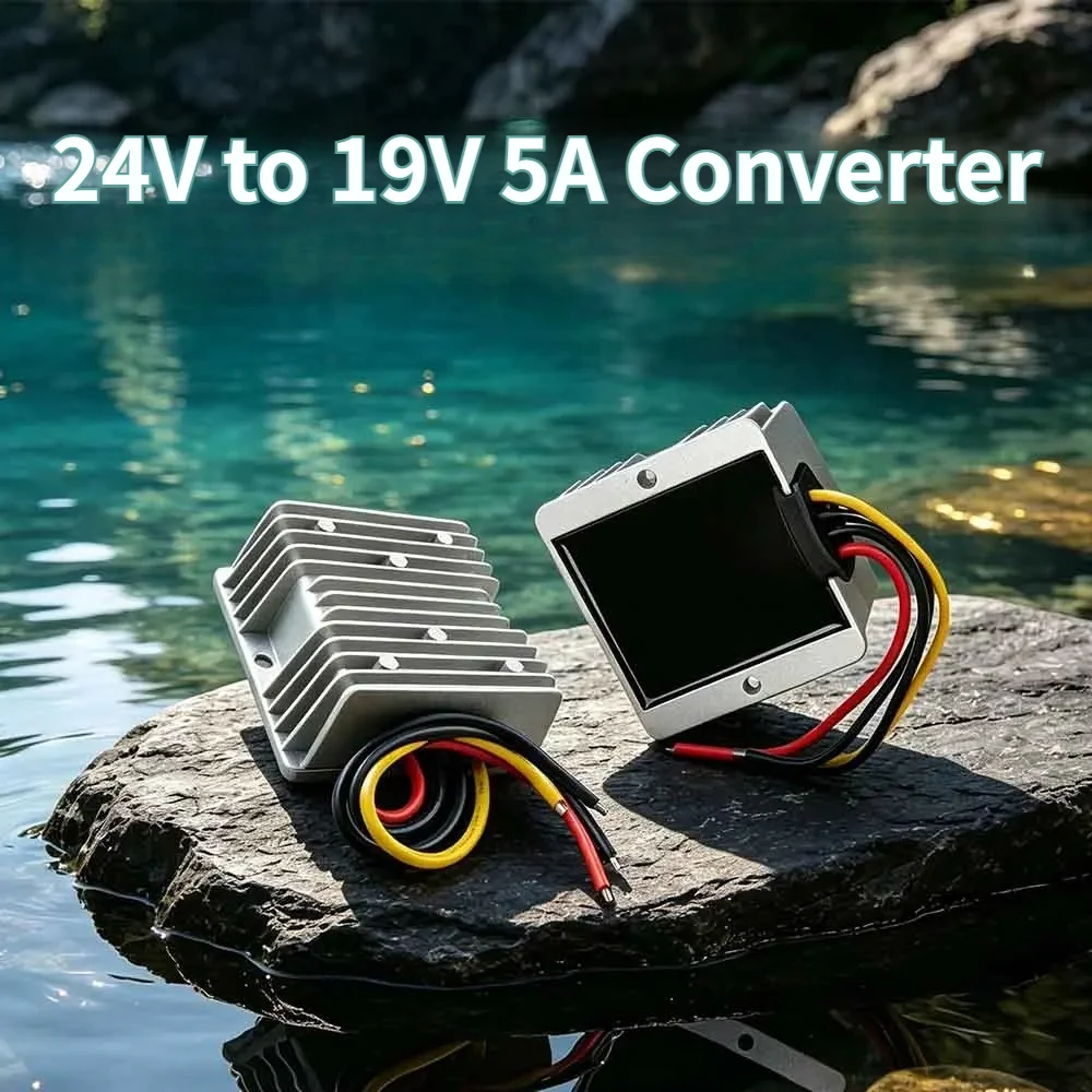 DC/DC 24V to 19V 5A Buck Module Voltage Reducer Converter Waterproof Buck Transformer Power Regulator For Robots Printers Pumps