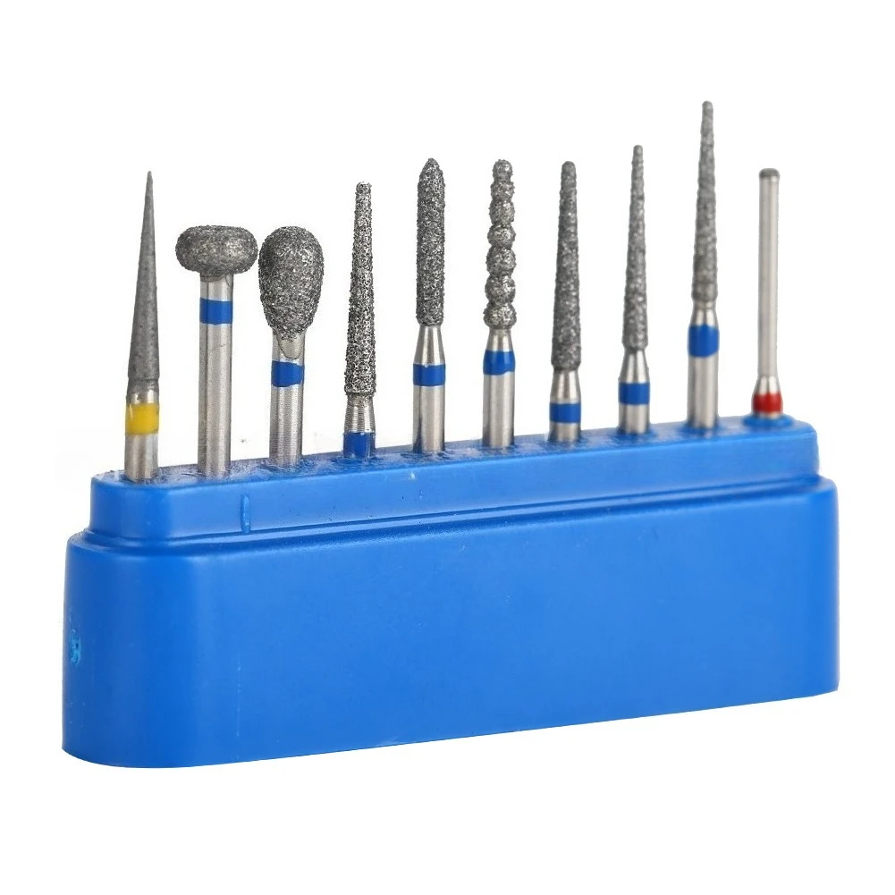 Lab High-speed Car Needle, Emery Car Needle, Polishing Head, Drill Bit, Car Needle Box 10 Sets FG s