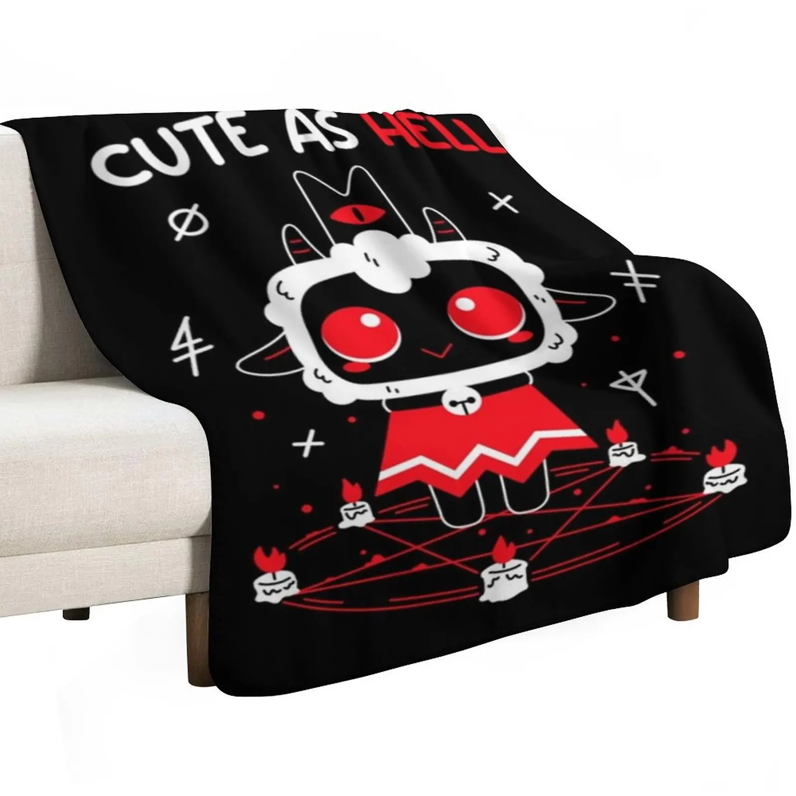 Cult Of The Lamb Throw Blanket Beach Luxury Hairy Cute Soft Plaid anime Blankets