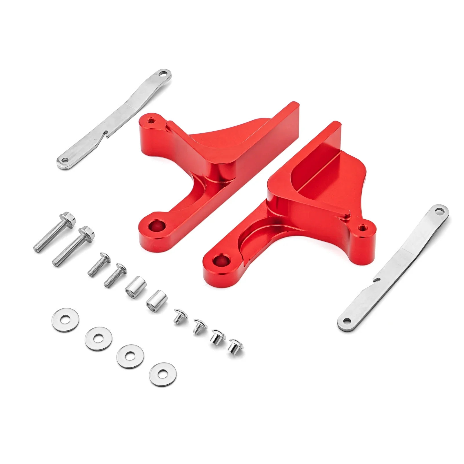 For Can am Maverick X3 2017-2024 Front and Rear Aluminum Red Door Handle Latches Kit Motorcycle Accessories