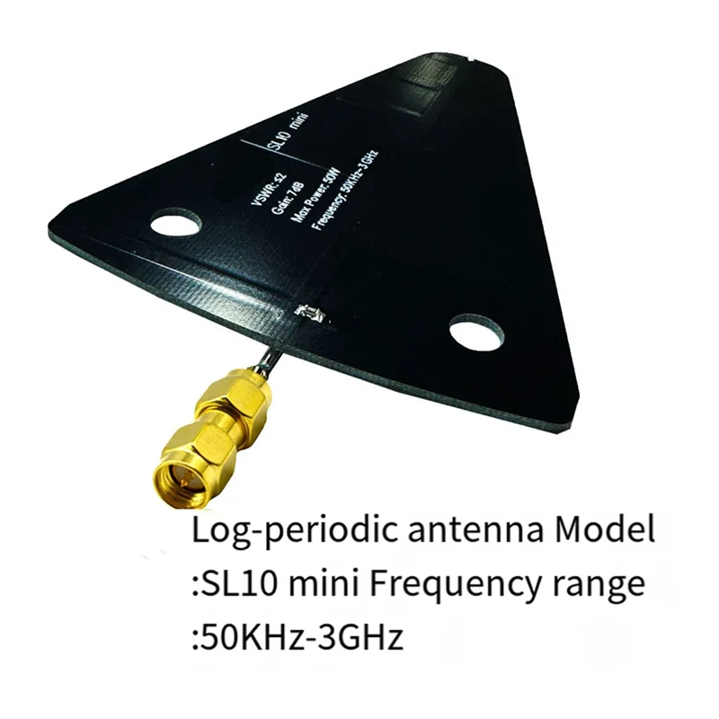 ABMF-For Nanovna Log-Periodic Antenna 50K-10,5Ghz Всенаправленная антенна с высоким коэффициентом усиления Всенаправленная антенна