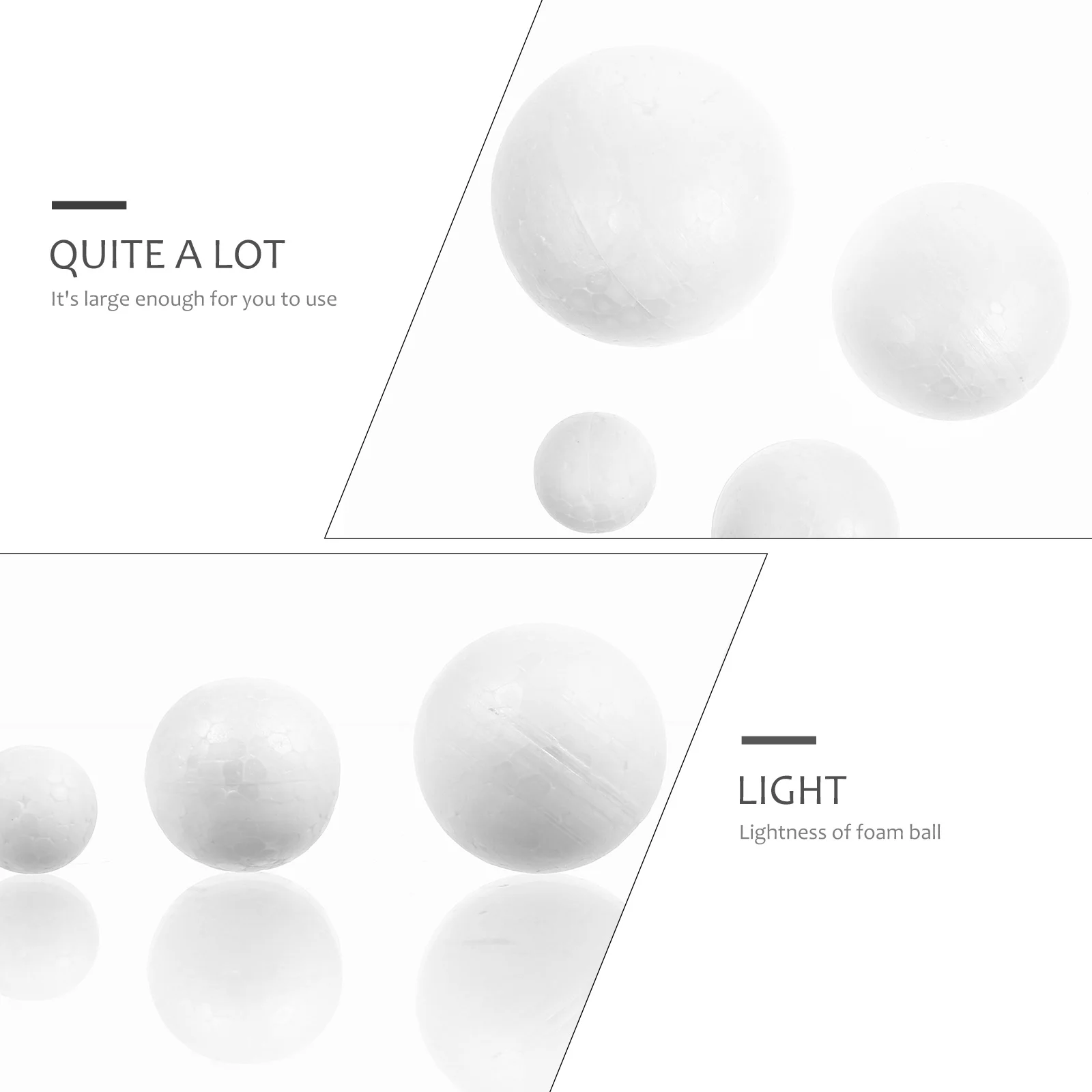 

240Pcs Foam Balls White for Wedding DIY Crafts Christmas Valentines Day Party Decorations Ball Wedding Ball DIY Balls
