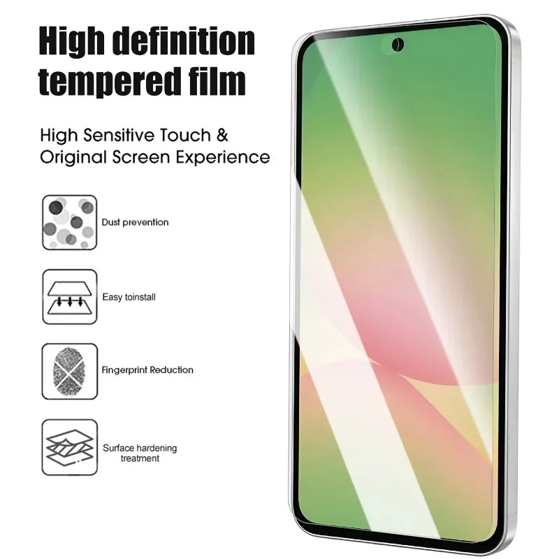 ป้องกันหน้าจอสําหรับ Samsung Galaxy A26 A36 A56 กระจกนิรภัยป้องกันภาพยนตร์กล้องเลนส์สําหรับ Samsung Galaxy A36 A56