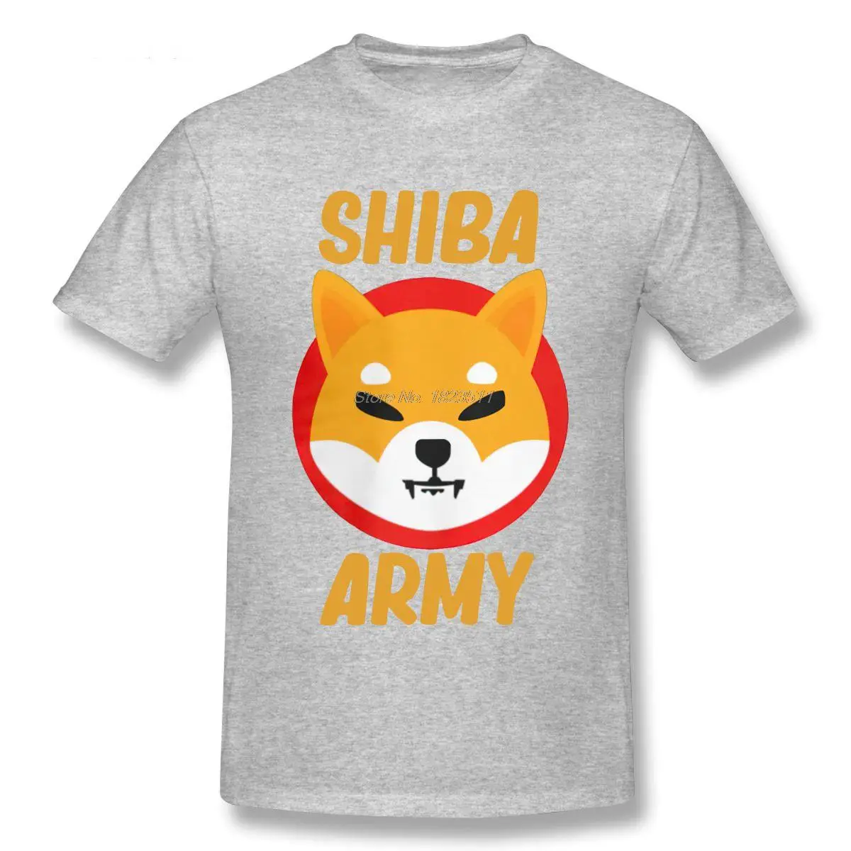 Shiba Inu Token Crypto Shib Army Hodler Coin Cryptocurrency T-Shirt Funny Tee TShirt Cotton Men's Clothing Oversized Unisex Tops