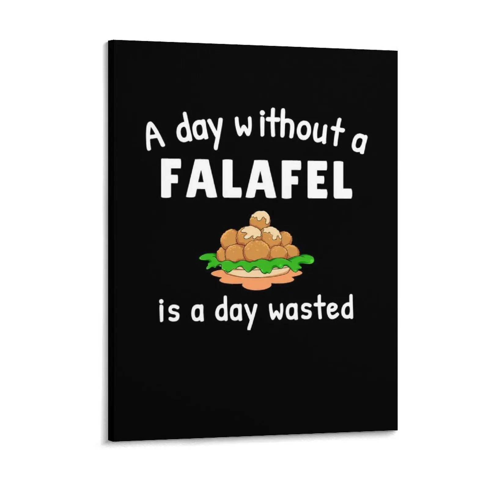 A Day Without A Falafel Canvas Painting Create Customized Cinema Party Create Framed Wall Paintings