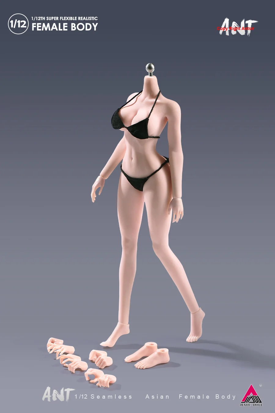 N306 1/12 Fitness Grote Borst Vrouwelijk Lichaam Afneembare Voeten Hoogte 14.5 cm Soldaat Action Figure Body Poppen Bleke/Zonnebrand huid Speelgoed