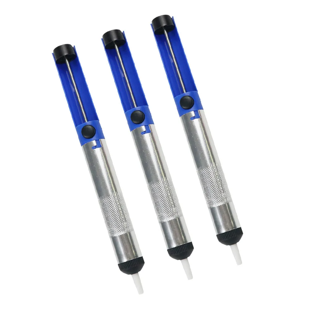 

3pcs Solder Sucker Desoldering Vacuum Pump Tin Extractor Strong Suction Flux Remover Tool Professional Solder Wick Engine Parts