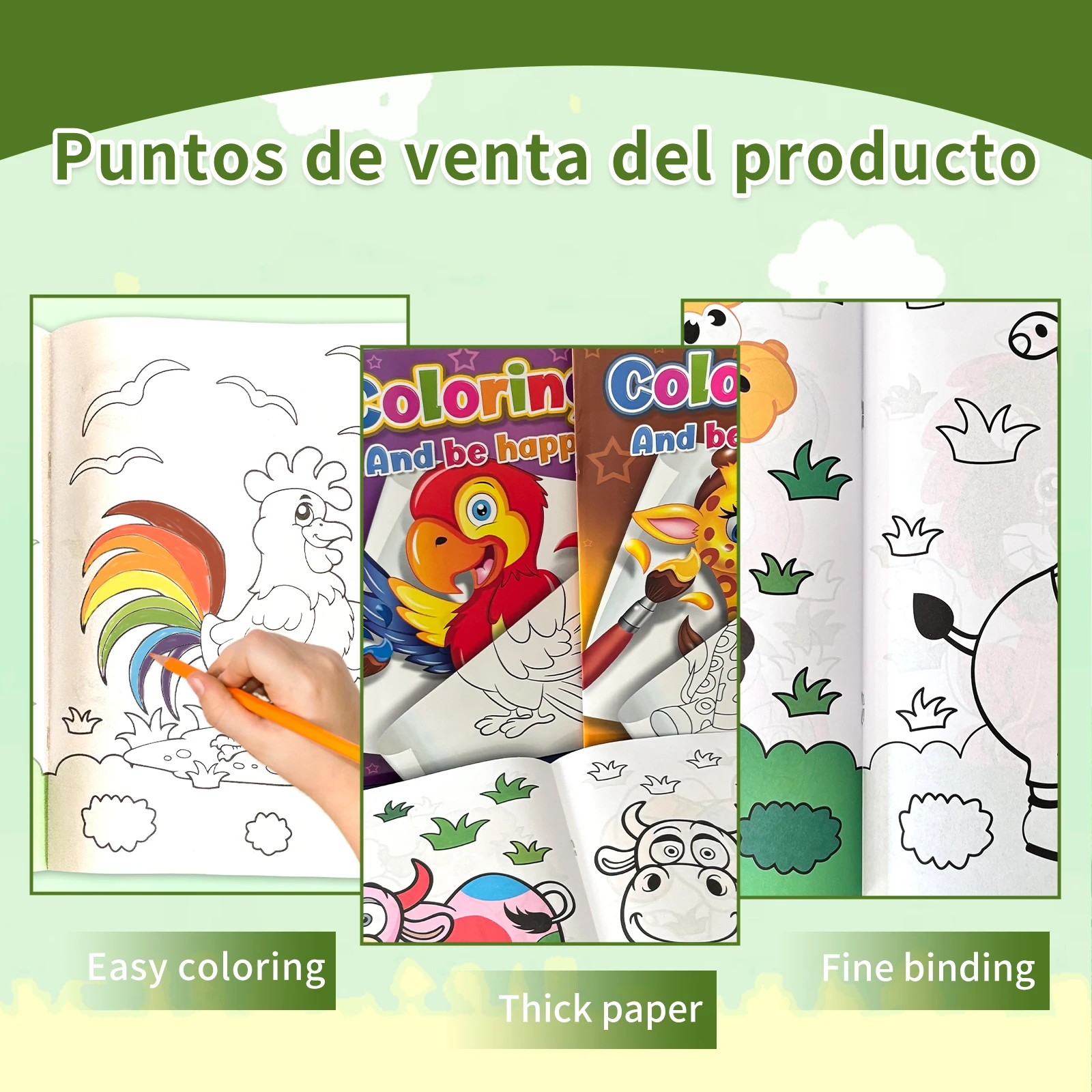 Baby Painting  Coloring Book Simple Picture Books And Educational Tools For Kindergarten And Children's Graffiti Gift watercolor